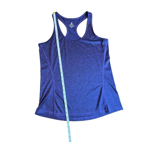 Icyzone Racerback Purple Athletic Running Medium Tank Top Shirt - Picture 5 of 6